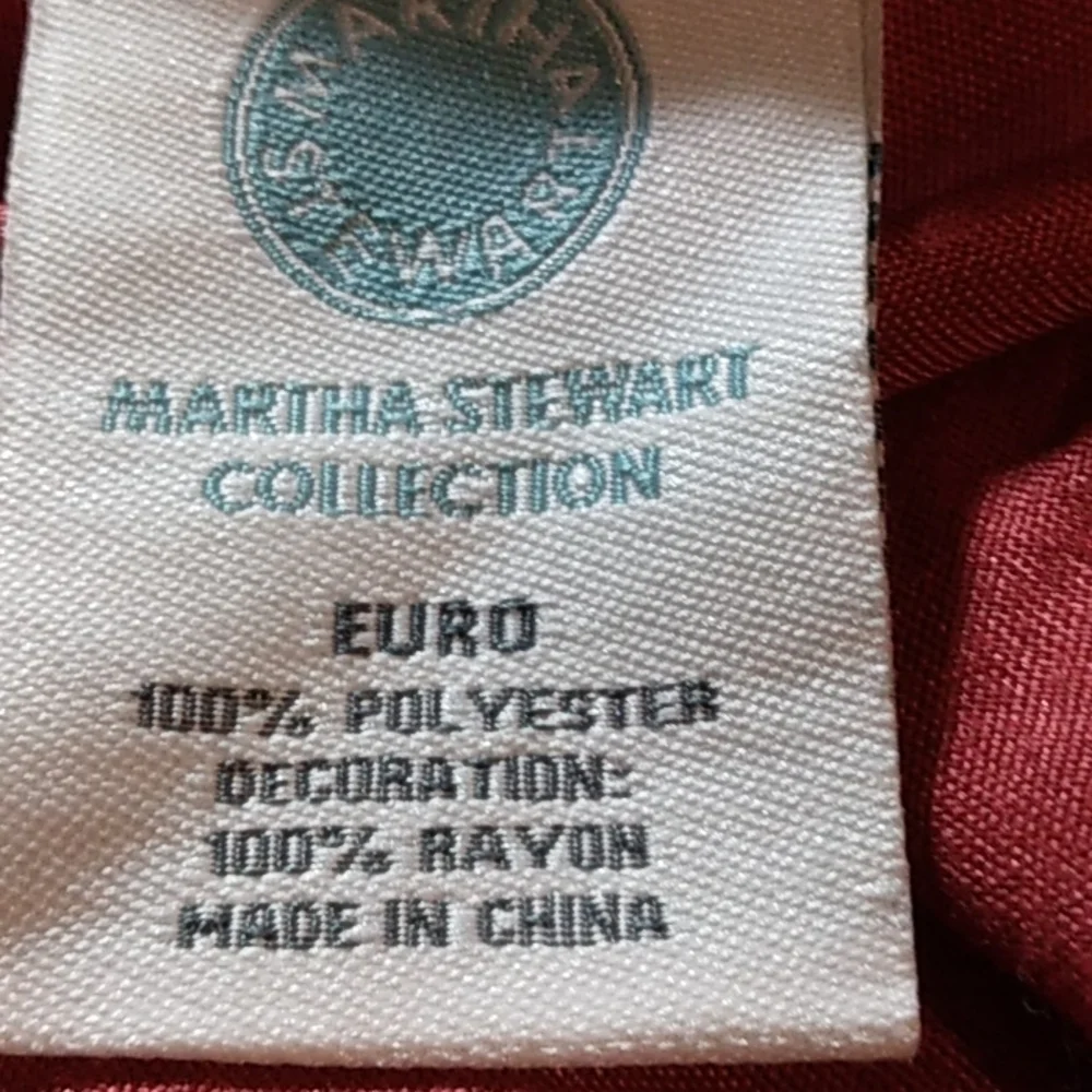 Martha Stewart  2 pillow shams